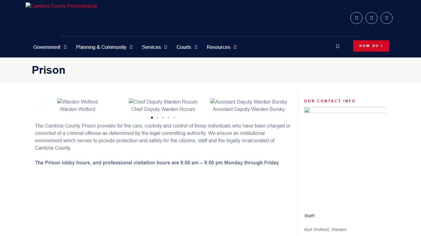 Prison - Cambria County, PA